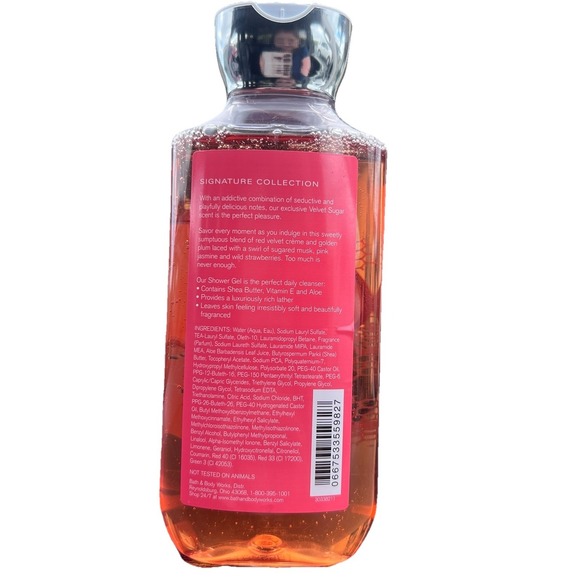 Bath & Body Works Velvet Sugar Shower Gel 10 Oz Shea And Vitamin E‎ Body Wash - Picture 2 of 4